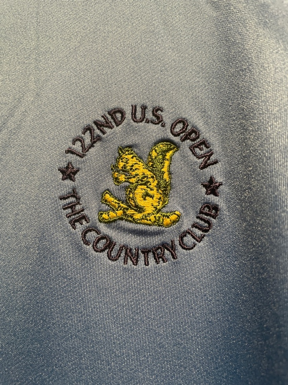 B. Draddy Blue Half-Zip Pullover Crest 122 U.S Open The Country Club - Picture 3 of 13